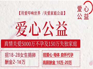 阆中捐卵助孕生子 爱心志愿者招募
